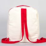 Kanvas Sırt Çantası VİP Kırmızı - Görsel 4