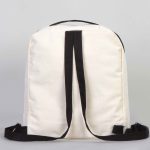 Kanvas Sırt Çantası VİP Siyah - Görsel 4