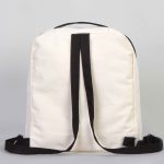 Siyah VIP Kanvas Sırt Çantası (Özelleştirilebilir) - Görsel 11