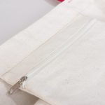 Modern Kanvas Çanta - Dıştan Kırmızı Örgü Kulp 45x35x8 cm - Görsel 11