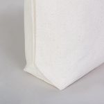 Modern Kanvas Çanta - Dıştan Kırmızı Örgü Kulp 45x35x8 cm - Görsel 12