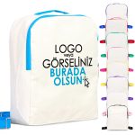 Turkuaz VIP Kanvas Sırt Çantası (Özelleştirilebilir) - Görsel 7