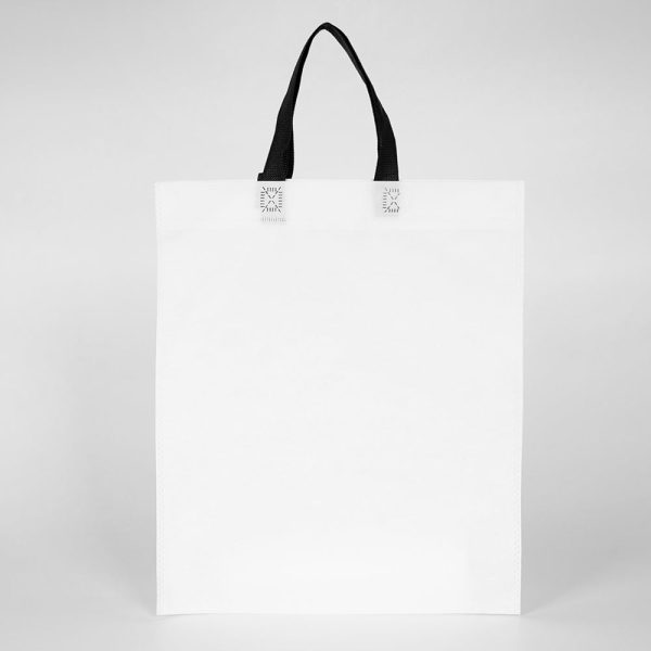 Tela Çanta Ultrasonik - Siyah Kulplu - 35x40cm (Körüksüz)