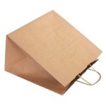 Kraft Kağıt Çanta - Burgu Saplı 27x20x31 cm-Tek renk Baskılı (Özelleştirilebilir) - Görsel 7