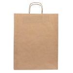 Burgu Saplı Kraft Kağıt Çanta - 32x12x41 cm - Görsel 2