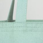 Gabardin Çanta Mint Yeşili - 35x40 cm - Görsel 12