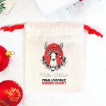 Yeni Yıl Hediyelikleri Bez Kese - Renkli İp (Özelleştirilebilir) - Görsel 2