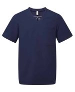 Likralı Erkek Hemşire Ve Doktor Forması Scrubs Hastane Üniforması Üst Limitless - Görsel 5