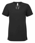 Likralı Kadın Hemşire Ve Doktor Forması Scrubs Hastane Üniforması Üst