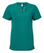 Likralı Kadın Hemşire Ve Doktor Forması Scrubs Hastane Üniforması Üst - Görsel 4