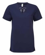 Likralı Kadın Hemşire Ve Doktor Forması Scrubs Hastane Üniforması Üst - Görsel 6