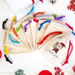 Yılbaşı Hediyesi Mutlu Yıllar Noel Baba Baskılı 4 - Renkli İp (Özelleştirilebilir) - Görsel 3