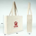 Tam Körüklü Kanvas Çanta - Cepli - 45x35x10 cm (Özelleştirilebilir) - Görsel 6