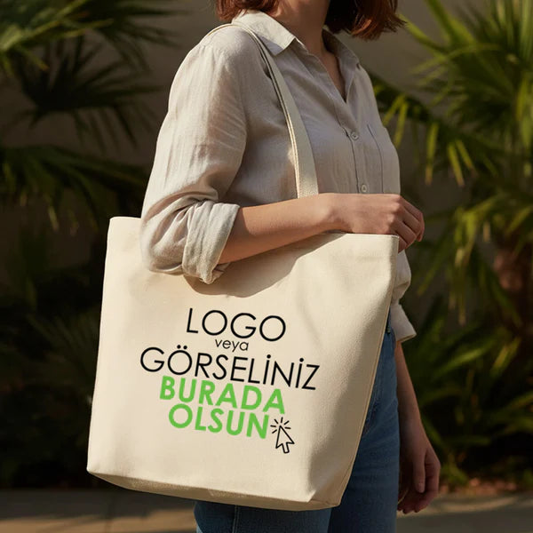 Laminated Kanvas Çanta 365 gr - 35x45x15 cm (Özelleştirilebilir)