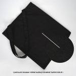 Siyah Ham Bez Çanta Baskılı (Özelleştirilebilir) - Görsel 9