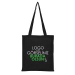 Siyah Ham Bez Çanta Baskılı (Özelleştirilebilir)