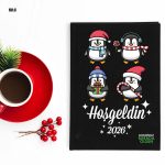 Yılbaşına Özel Baskılı Kanvas Defter (Özelleştirilebilir) - Görsel 7