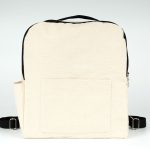 Kanvas Sırt Çantası VIP Siyah - Ön ve Yan Cepli