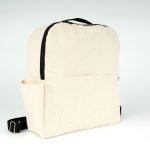 Kanvas Sırt Çantası VIP Siyah - Ön ve Yan Cepli - Görsel 3