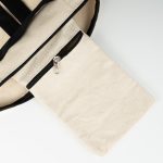 Siyah VIP Kanvas Sırt Çantası - Ön ve Yan Cepli (Özelleştirilebilir) - Görsel 7