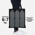 Siyah Gabardin Bez Çanta 35x40 cm (Özelleştirilebilir) - Görsel 8