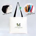 Gabardin Bez Çanta Siyah Kulp 40x35cm (Özelleştirilebilir) - Görsel 3