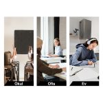 Kurumsal Logo Baskılı Siyah Kanvas Defter - 14x20 cm - Çizgisiz (Özelleştirilebilir) - Görsel 10