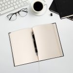 Siyah Kanvas Defter - 14x20 cm Ofis ve Kişisel Kullanım - Çizgisiz - Görsel 5