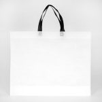 Tela Çanta Ultrasonik - Siyah Kulplu - Taban Körüklü 45x36x10cm