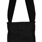 Tam Körüklü Siyah Kanvas Çanta - 35x40x10 cm - Görsel 10