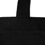 Tam Körüklü Siyah Kanvas Çanta - 35x40x10 cm (Özelleştirilebilir) - Görsel 11