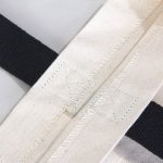 Modern Kanvas Çanta - Dıştan Siyah Örgü Kulp 45x35x8 cm - Görsel 11