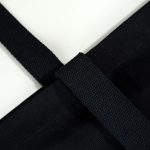 Siyah Kanvas Alışveriş & Plaj & Geniş Hacim Çanta - 48x41x10 cm İç cep Örgü Kulp - Görsel 11