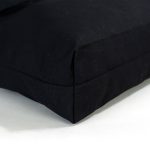 Siyah Kanvas Alışveriş & Plaj & Geniş Hacim Çanta - 48x41x10 cm İç cep Örgü Kulp - Görsel 14