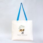 Gabardin Bez Çanta Turkuaz Kulp 40x35cm (Özelleştirilebilir) - Görsel 7