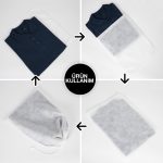 Ultrasonik Beyaz Tela Kese - İp Büzgülü - 42x32cm - Ayakkabı Ve Çamaşır Torbası - 100'li Paket - Görsel 3