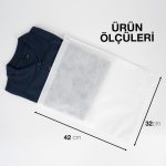 Ultrasonik Beyaz Tela Kese - İp Büzgülü - 42x32cm - Ayakkabı Ve Çamaşır Torbası - 100'li Paket - Görsel 4