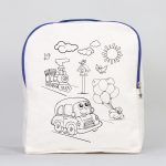 Saks Mavi VIP Kanvas Sırt Çantası (Özelleştirilebilir) - Görsel 6