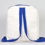 Saks Mavi VIP Kanvas Sırt Çantası (Özelleştirilebilir) - Görsel 11