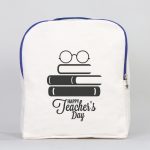 Saks Mavi VIP Kanvas Sırt Çantası (Özelleştirilebilir) - Görsel 8