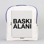 Saks Mavi VIP Kanvas Sırt Çantası (Özelleştirilebilir) - Görsel 3