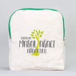 Yeşil VIP Kanvas Sırt Çantası (Özelleştirilebilir) - Görsel 6