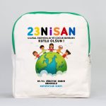 Yeşil VIP Kanvas Sırt Çantası (Özelleştirilebilir) - Görsel 7