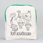 Yeşil VIP Kanvas Sırt Çantası (Özelleştirilebilir) - Görsel 8