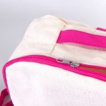 Fuşya VIP Kanvas Sırt Çantası (Özelleştirilebilir) - Görsel 13