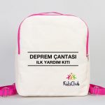 Fuşya VIP Kanvas Sırt Çantası (Özelleştirilebilir) - Görsel 6