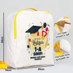 Sarı VIP Kanvas Sırt Çantası (Özelleştirilebilir) - Görsel 2