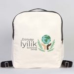 Siyah VIP Kanvas Sırt Çantası (Özelleştirilebilir) - Görsel 5