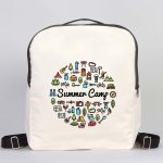 Siyah VIP Kanvas Sırt Çantası (Özelleştirilebilir) - Görsel 9