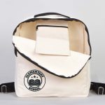 Siyah VIP Kanvas Sırt Çantası (Özelleştirilebilir) - Görsel 10